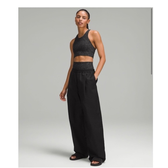 Lululemon Lab Series Terra Cosmos Fall 23 Jacquard Leopard Print Black Trousers - Picture 1 of 14